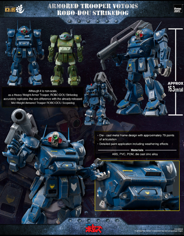 Armored Trooper VOTOMS ROBO-DOU Strikedog