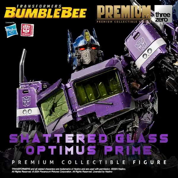 Transformers: Bumblebee PREMIUM Shattered Glass Optimus Prime