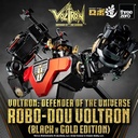 Voltron: Defender of the Universe ROBO-DOU Voltron (Black x Gold Edition)
