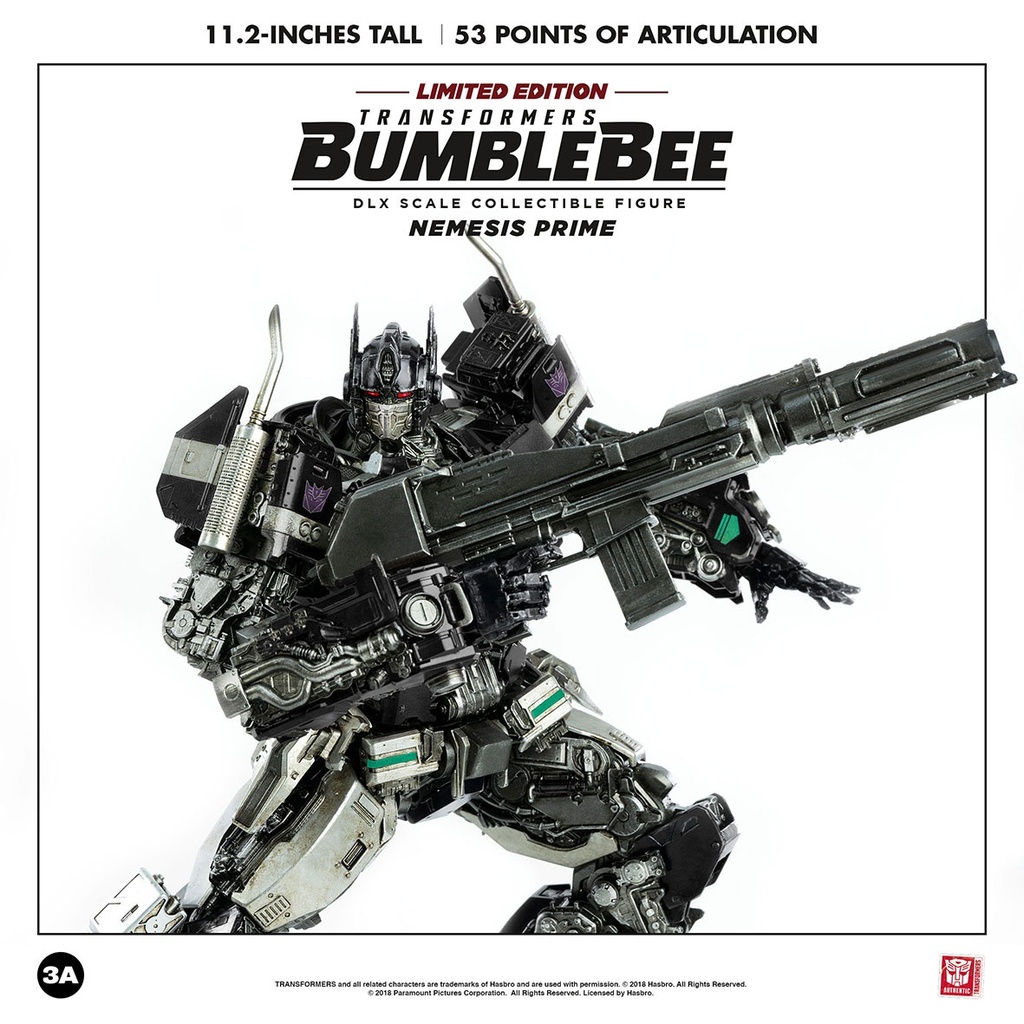 Nemesis Prime DLX Scale Collectible Figure (Limited Edition) by THREEZERO