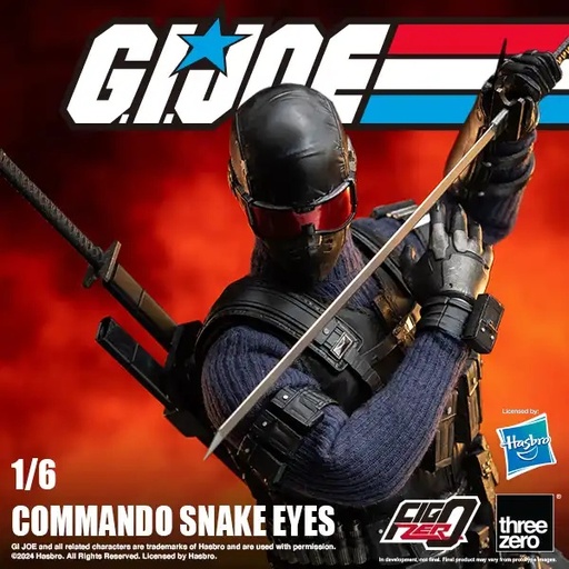 [454] G.I. Joe FigZero 1/6 Commando Snake Eyes