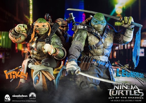 [1879] TMNT2 Michelangelo and Leonardo Exclusive Boxset