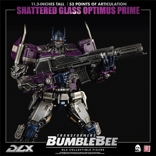 [1395] TRANSFORMERS: BUMBLEBEE  DLX Shattered Glass Optimus Prime  DLX SCALE COLLECTIBLE FIGURE SERIES