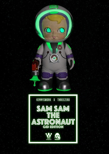 [1324] Kennyswork X threezero Sam Sam The Astronaut (GID Edition)