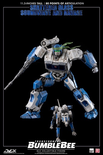 [1205] Transformers: Bumblebee  DLX Shattered Glass Soundwave and Ravage