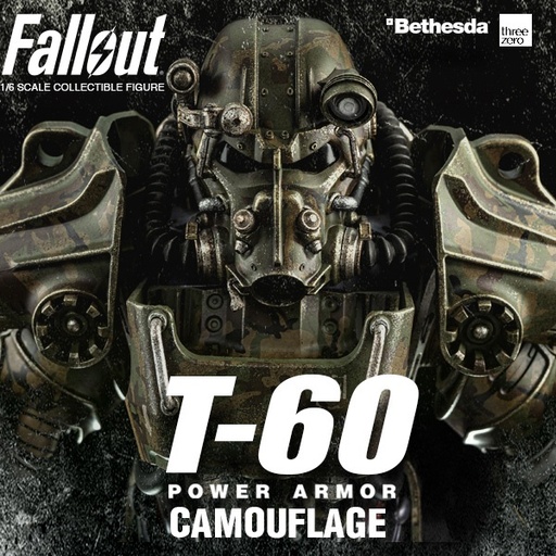 [1123] Fallout  1/6 T‐60 Camouflage Power Armor